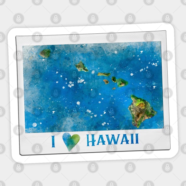 snapshot - i heart hawaii Sticker by mystudiocreate